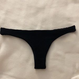 Vitamin A Carmen Black Eco-Rib Cheeky Bottoms
